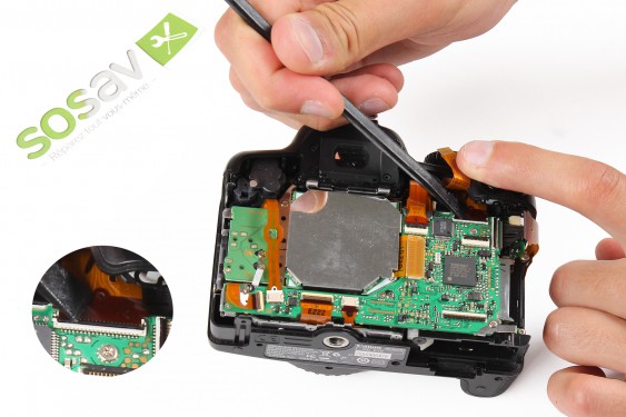 Guide photos remplacement capteur ccd Canon EOS 1000D / Rebel XS / Kiss F (Etape 19 - image 2)