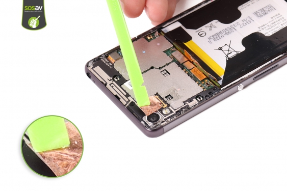 Guide photos remplacement caméra arrière Xperia XA (Etape 6 - image 2)