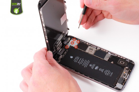 Guide photos remplacement haut-parleur interne iPhone 6S Plus (Etape 5 - image 1)