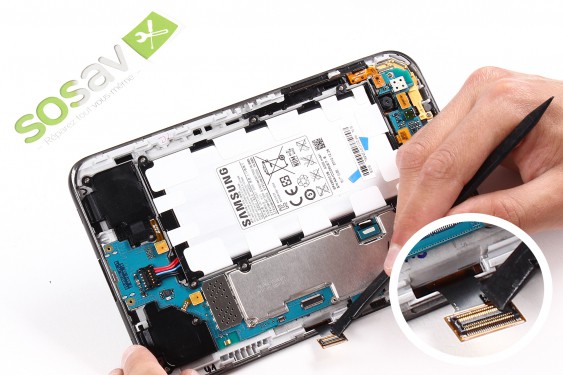 Guide photos remplacement ecran lcd Samsung Galaxy Tab 2 7" (Etape 7 - image 2)
