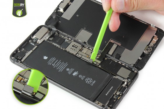 Guide photos remplacement haut-parleur interne iPhone 8 Plus (Etape 7 - image 2)