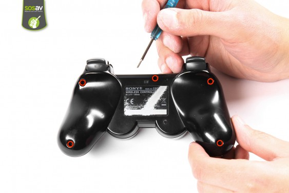 Guide photos remplacement diffuseur des led d'activité Manette Dualshock 3 (Modèle Sixaxis) (Etape 1 - image 1)