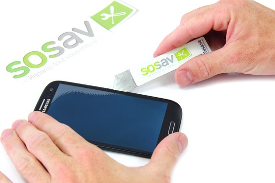 Guide photos remplacement vitre tactile Samsung Galaxy S3 (Etape 6 - image 2)
