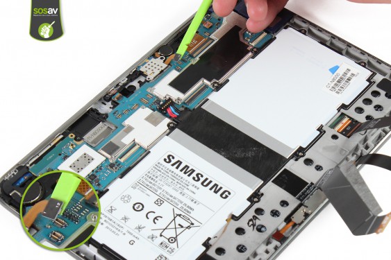 Guide photos remplacement haut-parleur gauche Galaxy Note 10.1 (Etape 29 - image 2)