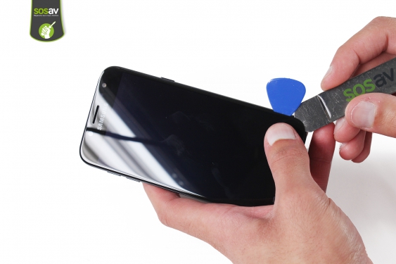 Guide photos remplacement haut-parleur interne Galaxy J5 2017 (Etape 7 - image 4)