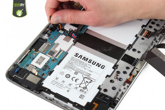 Guide photos remplacement haut-parleur gauche Galaxy Note 10.1 (Etape 23 - image 4)