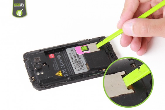 Guide photos remplacement capteur proximité et luminosité HTC Titan (Etape 4 - image 2)