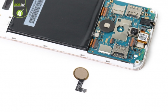 Guide photos remplacement capteur d'empreinte Wiko Upulse Lite (Etape 9 - image 1)