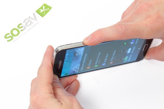 Guide photos remplacement châssis interne Samsung Galaxy S5 (Etape 1 - image 1)