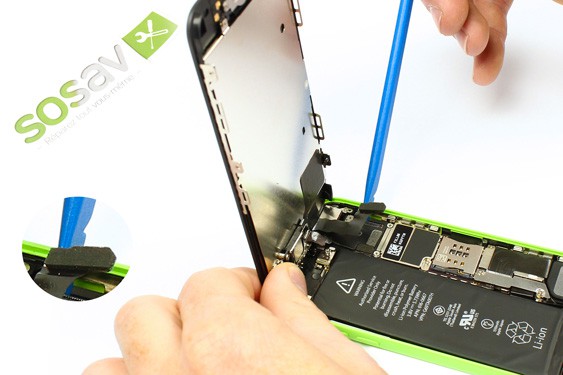 Guide photos remplacement bouton home iPhone 5C (Etape 6 - image 2)