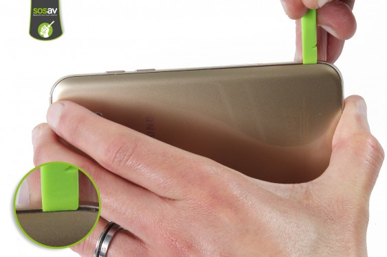 Guide photos remplacement nappe capteur proximité et luminosité Samsung Galaxy A5 2017 (Etape 3 - image 1)