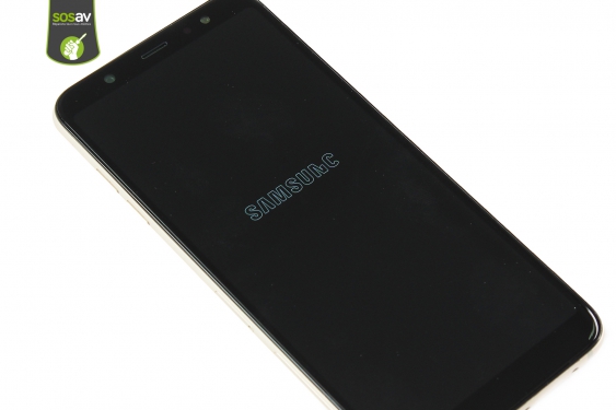 Guide photos remplacement haut-parleur externe Galaxy A6+ (2018) (Etape 1 - image 4)