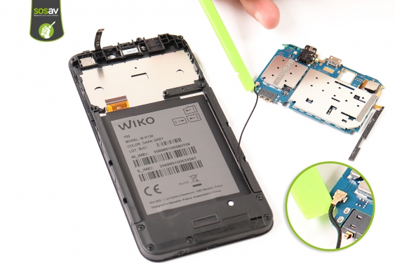 Guide photos remplacement ecran Wiko Y50 (Etape 14 - image 1)