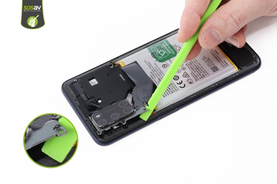 Guide photos remplacement haut-parleur interne Oppo A72 (Etape 7 - image 3)