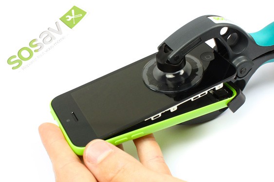 Guide photos remplacement bouton home iPhone 5C (Etape 2 - image 4)