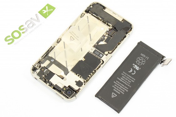 Guide photos remplacement nappe capteur proximité et luminosité + bouton power iPhone 4S (Etape 9 - image 4)