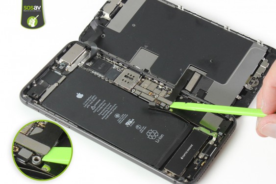 Guide photos remplacement haut-parleur interne iPhone 8 Plus (Etape 7 - image 3)