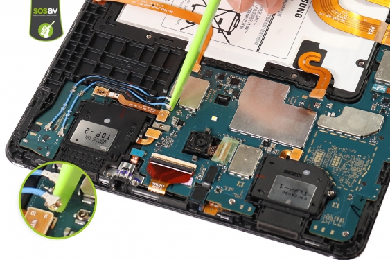 Guide photos remplacement câbles interconnexion Galaxy Tab A 10,5 (2018) (Etape 6 - image 4)