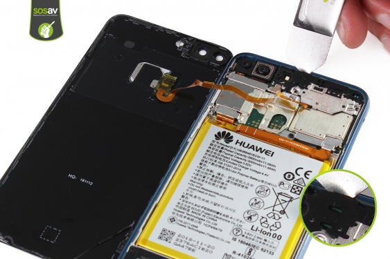 Guide photos remplacement connecteur de charge Honor 9 Lite (Etape 7 - image 2)