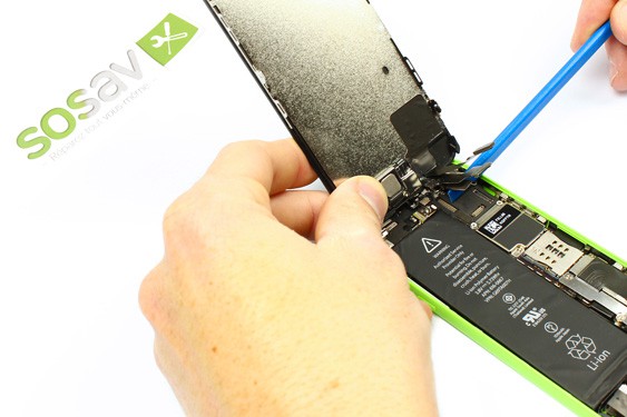Guide photos remplacement bouton home iPhone 5C (Etape 7 - image 2)