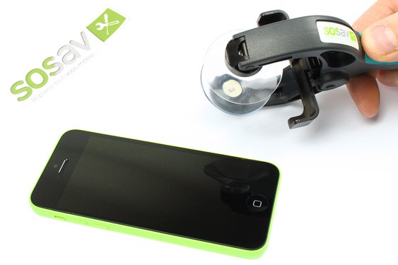 Guide photos remplacement bouton home  iPhone 5C (Etape 2 - image 1)