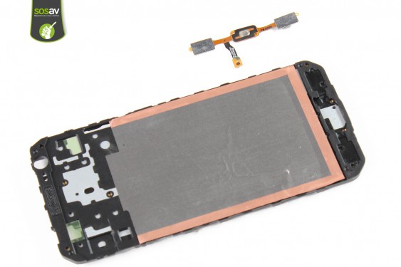 Guide photos remplacement nappe bouton home / touches tactiles Samsung Galaxy J3 2016 (Etape 26 - image 1)