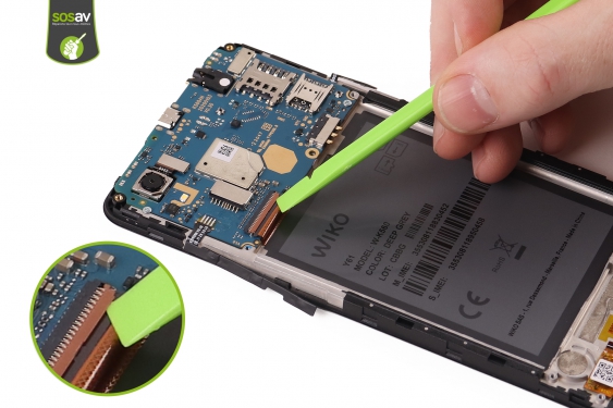 Guide photos remplacement ecran Wiko Y61 (Etape 16 - image 1)
