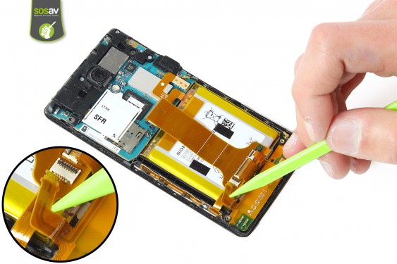 Guide photos remplacement haut-parleur interne Xperia T (Etape 13 - image 2)