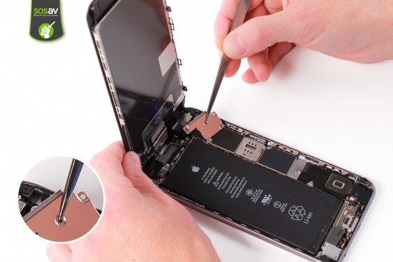 Guide photos remplacement haut-parleur interne iPhone 6S Plus (Etape 6 - image 2)