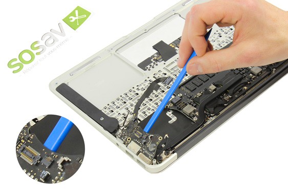 Guide photos remplacement carte d'alimentation (magsafe) MacBook Air 11" Fin 2010 (EMC 2393) (Etape 26 - image 2)