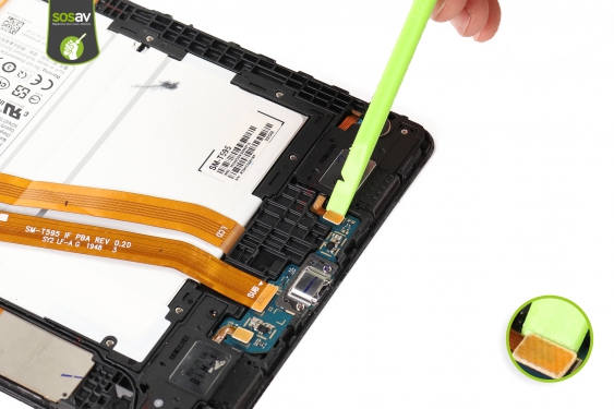 Guide photos remplacement haut-parleur bas gauche + vibreur Galaxy Tab A 10,5 (2018) (Etape 6 - image 1)