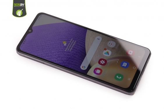 Guide photos remplacement batterie Galaxy A32 (Etape 1 - image 1)