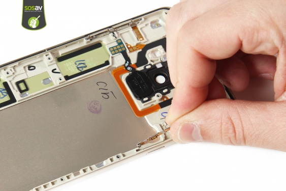 Guide photos remplacement nappe power Galaxy A6+ (2018) (Etape 16 - image 4)