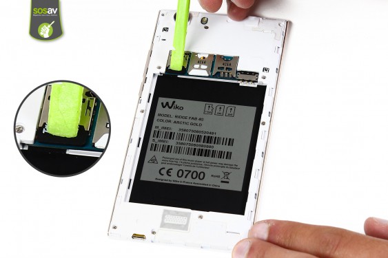 Guide photos remplacement châssis interne Wiko Ridge Fab 4G (Etape 4 - image 1)