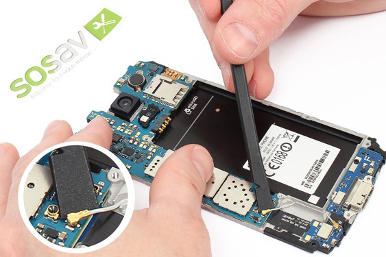 Guide photos remplacement antenne wifi Samsung Galaxy S5 (Etape 29 - image 3)