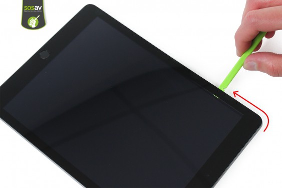 Guide photos remplacement bouton home / touch id iPad 5 (2017) (Etape 4 - image 1)