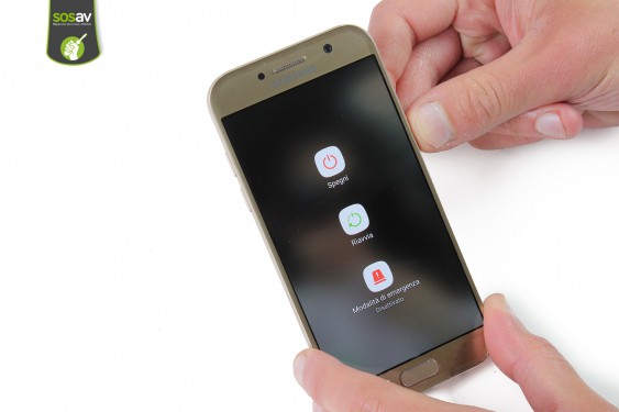 Guide photos remplacement nappe capteur proximité et luminosité Samsung Galaxy A5 2017 (Etape 1 - image 1)