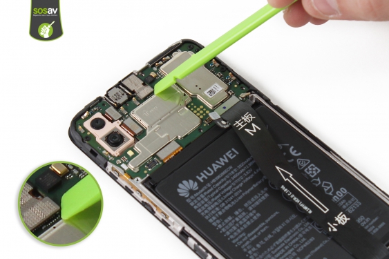 Guide photos remplacement caméra avant Huawei P Smart 2019 (Etape 15 - image 1)