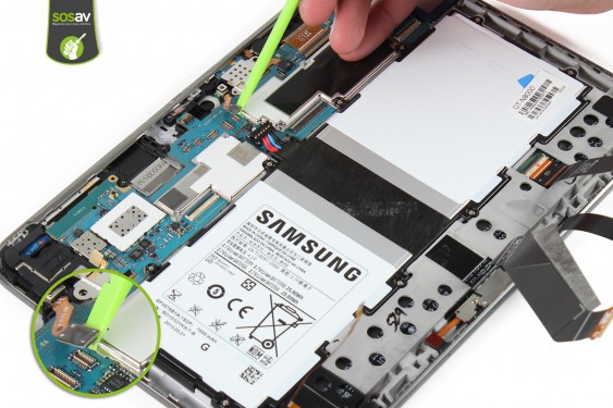 Guide photos remplacement haut-parleur gauche Galaxy Note 10.1 (Etape 27 - image 2)