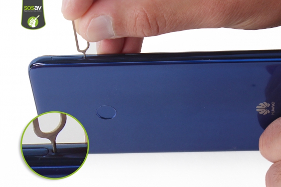 Guide photos remplacement haut-parleur externe Huawei Y7 2018 (Etape 2 - image 1)