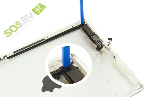 Guide photos remplacement haut-parleur externe (hp du bas) iPad 3 WiFi (Etape 35 - image 1)
