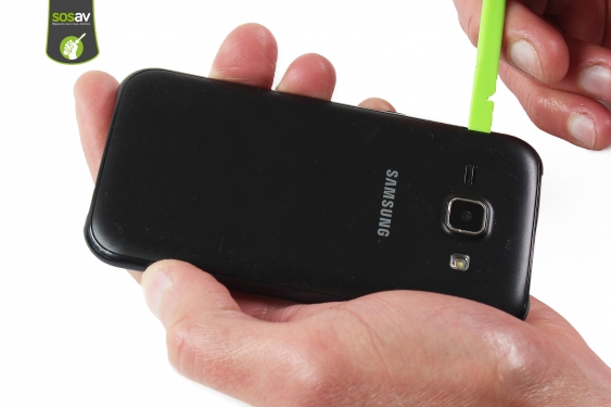 Guide photos remplacement batterie Galaxy J1 2015 (Etape 2 - image 1)