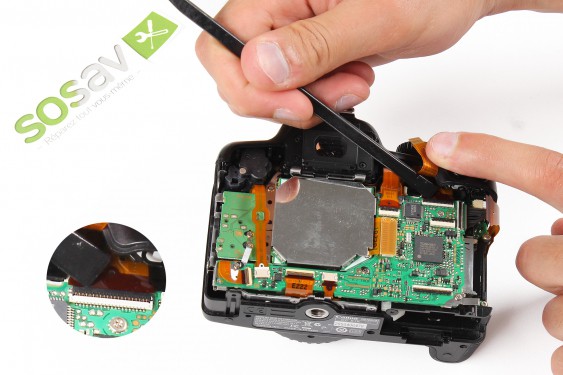 Guide photos remplacement capteur ccd Canon EOS 1000D / Rebel XS / Kiss F (Etape 19 - image 1)