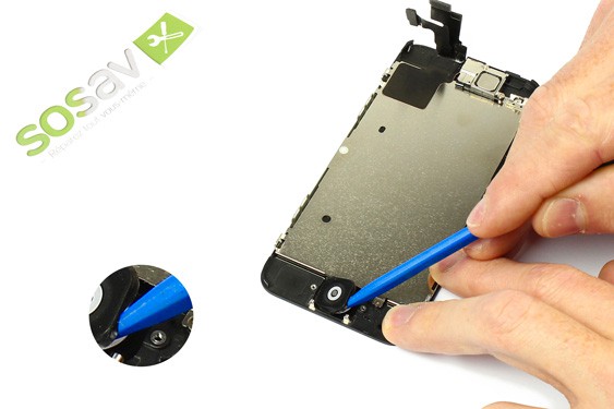 Guide photos remplacement bouton home iPhone 5C (Etape 12 - image 2)