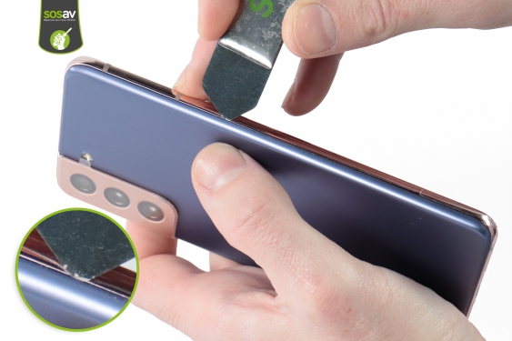 Guide photos remplacement batterie Galaxy S21 (Etape 4 - image 2)