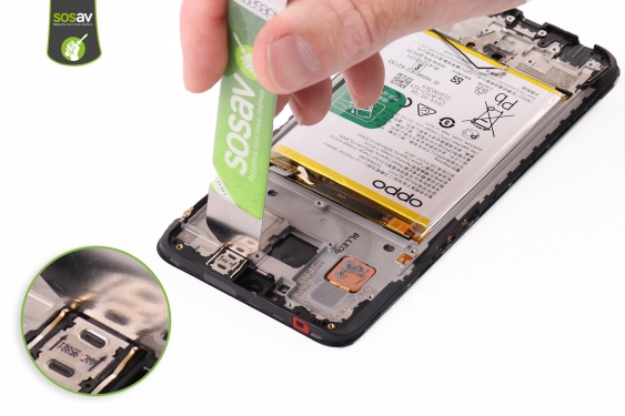 Guide photos remplacement ecran complet (écran + châssis) Oppo Reno Z (Etape 32 - image 1)