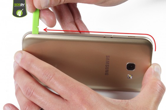 Guide photos remplacement nappe capteur proximité et luminosité Samsung Galaxy A5 2017 (Etape 5 - image 1)