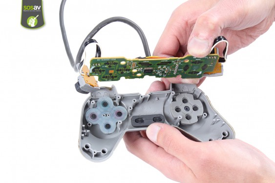 Guide photos remplacement boutons start et select Manette Playstation 1 (Non dualshock) (Etape 4 - image 2)