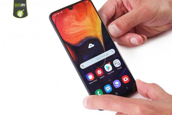 Guide photos remplacement caméra avant Galaxy A50 (Etape 1 - image 1)