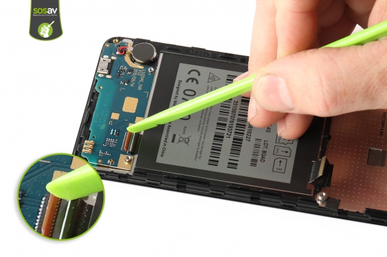 Guide photos remplacement ecran Wiko Rainbow Lite 4G  (Etape 20 - image 2)